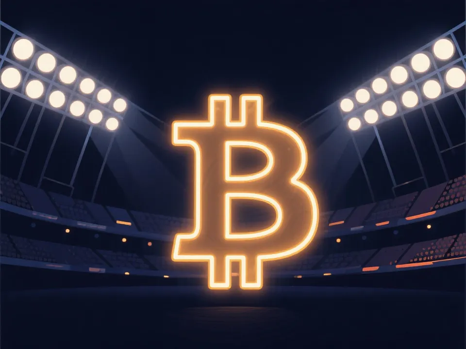 BTC 与赛事氛围示意图