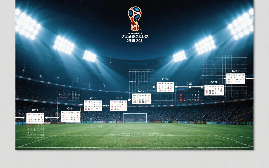 2026世界杯赛程全景时间轴示意,跨时区的日历视图